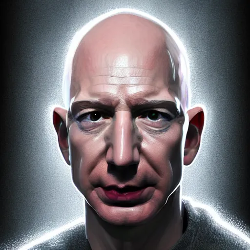 Prompt: portrait of jeff bezos as voldemort, au naturel, hyper detailed, digital art, trending in artstation, cinematic lighting, studio quality, smooth render, unreal engine 5 rendered, octane rendered, art style by klimt and nixeu and ian sprigger and wlop and krenz cushart.