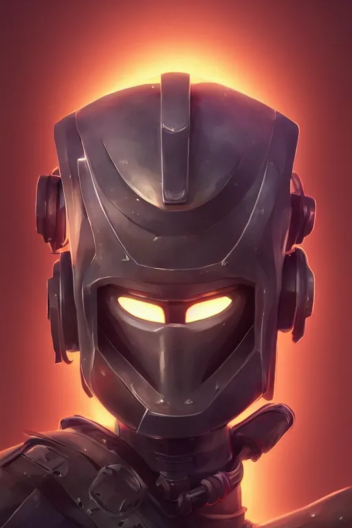 Image similar to epic mask helmet robot ninja portrait stylized as fornite style game design fanart by concept artist gervasio canda, behance hd by jesper ejsing, by rhads, makoto shinkai and lois van baarle, ilya kuvshinov, rossdraws global illumination radiating a glowing aura global illumination ray tracing hdr render in unreal engine 5