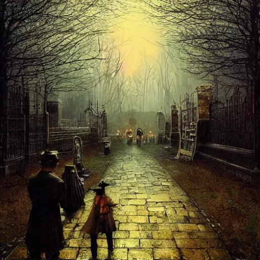 Prompt: Art by Grimshaw