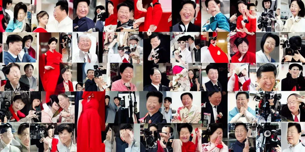 Image similar to Fashion photography of President Xi Jinping.