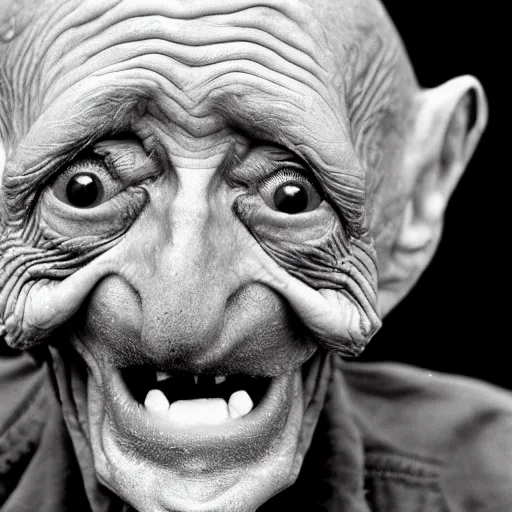 Image similar to man with progeria