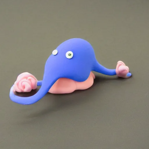Prompt: claymation squid