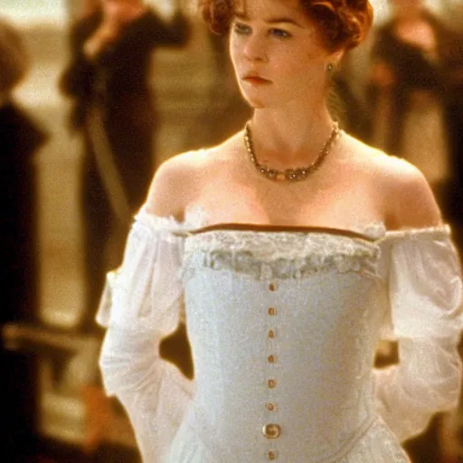 Prompt: jennifer connely as rose in titanic (1998)