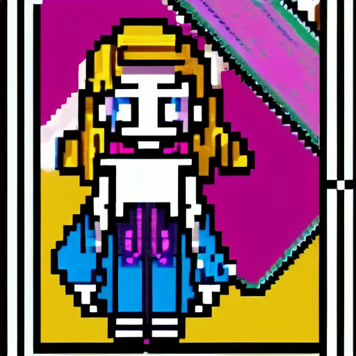 Image similar to girl sprite art