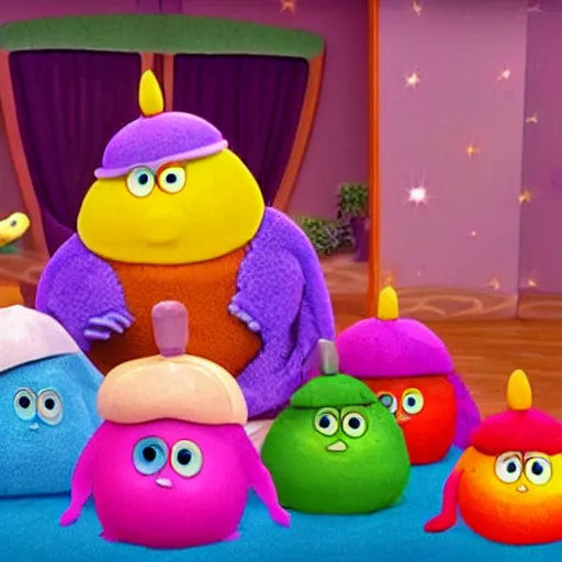 Prompt: boohbah television show humbah