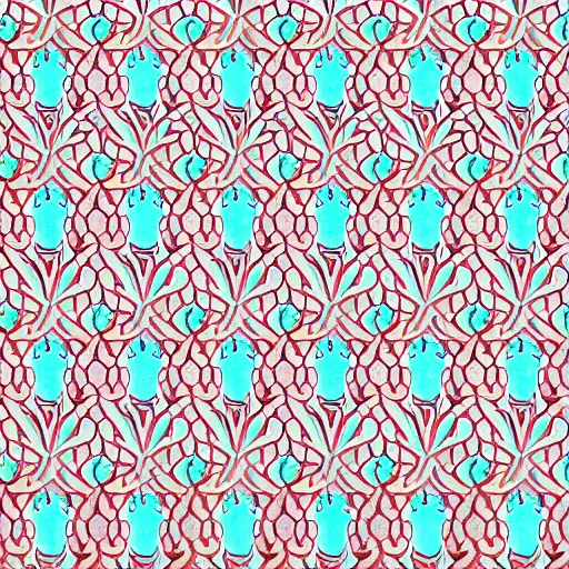 Prompt: coral procedural pattern