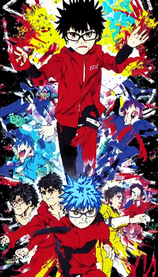 Image similar to rage, by hideaki anno