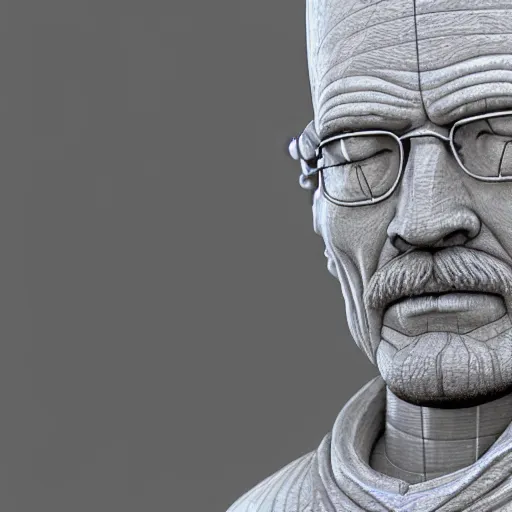 Prompt: long shot of a very detailed renaissance sculpture of walter white in a hat by michelangelo, standing in times square, 3 d render, hyper detailed, sharp focus, 8 k resolution
