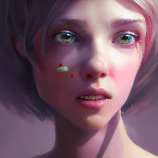 Image similar to Portrait of beautiful girl, huggy wuggy from poppy playtime video game, fullbody, ultra high detailed, oil painting, Greg Rutkowski, Charlie Bowater, Yuumei, Yanjun Cheng, unreal 5, DAZ, hyperrealistic, octane render, RPG portrait, dynamic lighting, fantasy art, beautiful face