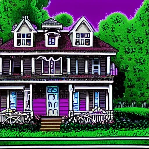 Image similar to Maniac Mansion movie still 8k hdr