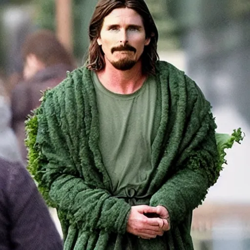 Image similar to christian bale as a kale