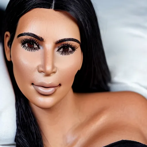 Image similar to kim kardashian exhausted working as a nurse in canada, photorealistic, dynamic light, ultra detailed