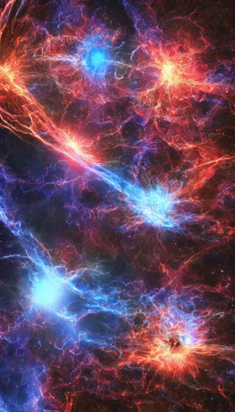 Prompt: realistic supernova, 8 k, hyper detailed, hdr, intricate, masterpiece,