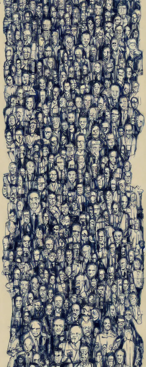 Prompt: blueprint of a social structure, by bernard buffet and stephen gammell and emil nolde, 8 k, trending on artstation