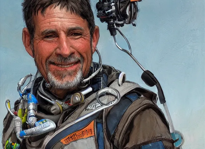 Prompt: a highly detailed apex legends portrait of a dentist, james gurney, james jean