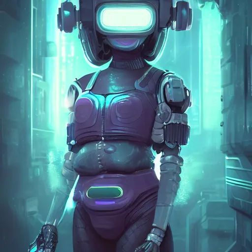 Image similar to cyberpunk concept cool warrior girl bot, cinema 4 d, galaxy, ufo, space sci - fi, wearing vr goggles, illustration, portrait, pastel neon textured background night, trending on artstation, greg rutkowski, octane rendered, 1 2 k, detailed,