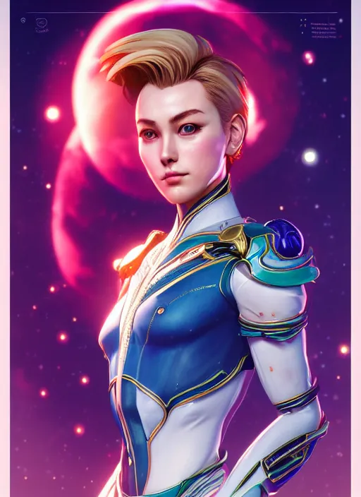 Image similar to symmetry!! portrait of sailor uranus! alien in the style of horizon zero dawn, machine face, intricate, elegant, highly detailed, digital painting, artstation, concept art, smooth, sharp focus, illustration, art by artgerm and ross tran and greg rutkowski and alphonse mucha, 8 k