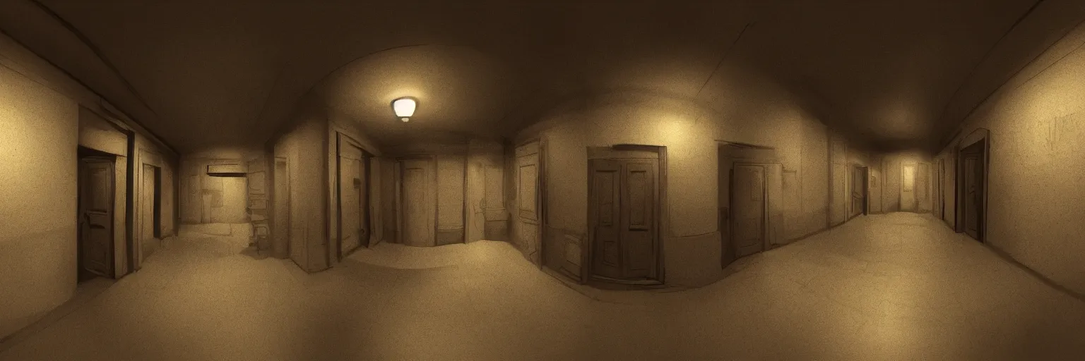 SCP 3000. Corridor by Rmianna, Concept Art, 2D