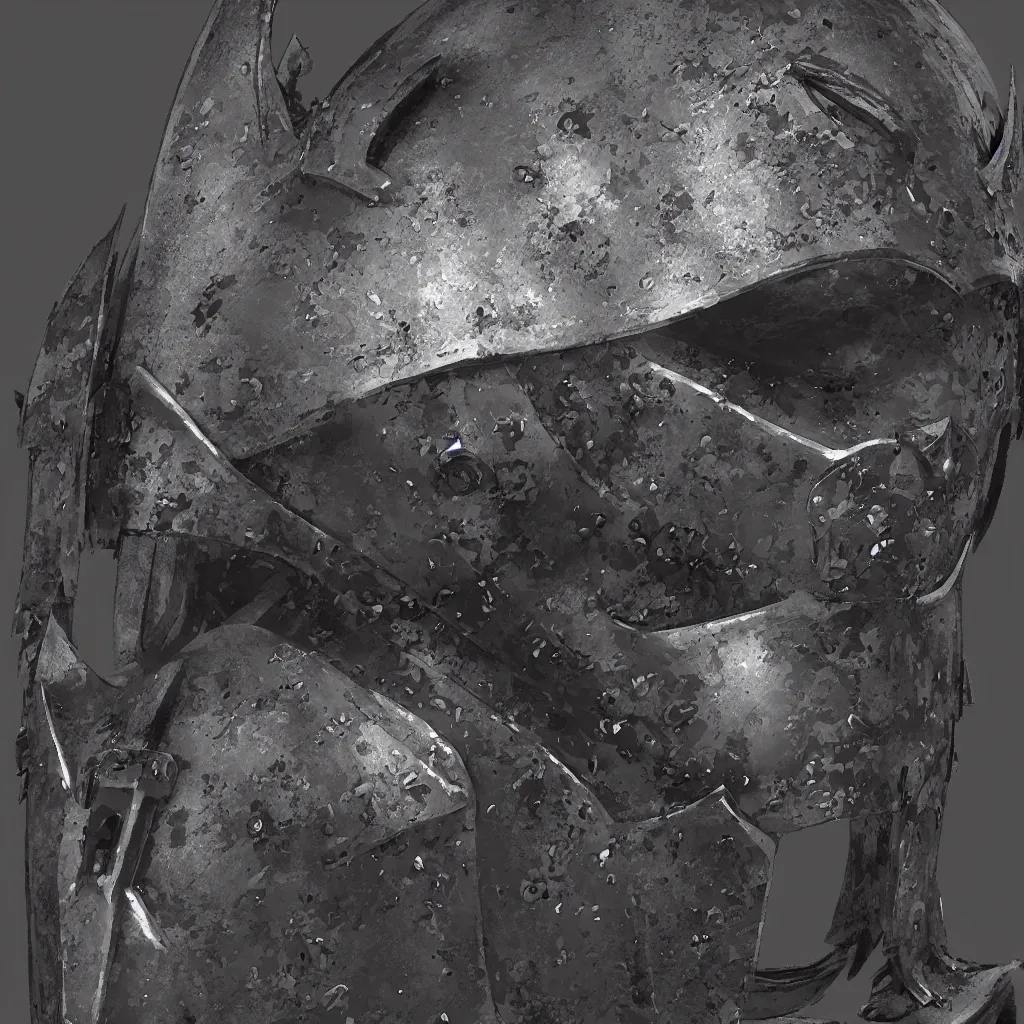 Prompt: grimdark tsutomu nihei medieval helmet, unreal engine, 8 k, ultra realistic, ultra detail