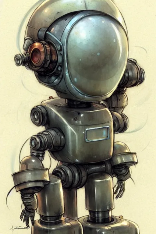 Image similar to ( ( ( ( ( 1 9 5 0 s retro future robot android 1 9 8 0 s robot industrial. muted colors. ) ) ) ) ) by jean - baptiste monge!!!!!!!!!!!!!!!!!!!!!!!!!!!!!!