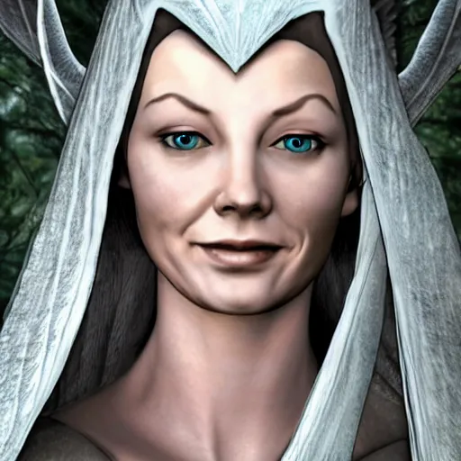 Image similar to galadriel as a succubus