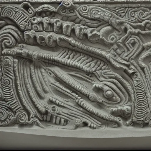 Image similar to reincarnation of greed, reef sarcophagus detailed, intricate, aesthetic, artistic, 8 k resolution