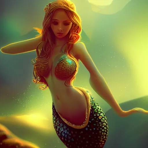 Image similar to a mermaid, cinematic lighting, soft bokeh, fantasy, modern, colourful, highly detailed, digital painting, artstation, deviantart, concept art, sharp focus, illustration