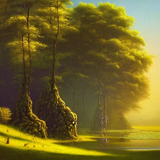 Prompt: a beautiful painting representative of the art style of tim white