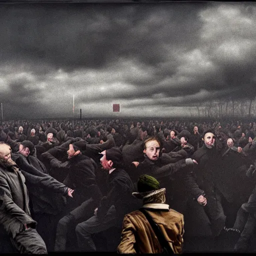 Image similar to january 6 insurrection by jan svankmejer, hyperrealistic, aesthetic, masterpiece