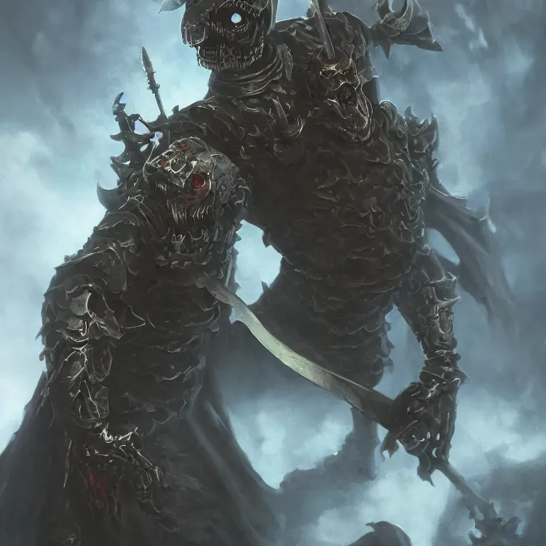 Image similar to Ghoul knight, 8k high quality