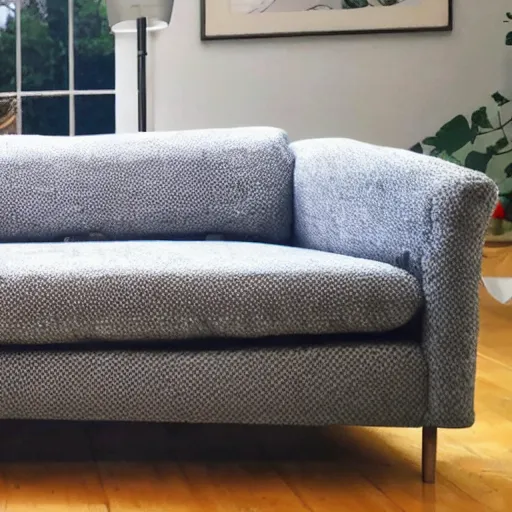 Prompt: Donald Trump as a sofa