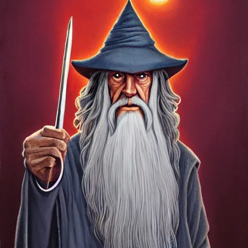 Image similar to Gandalf by Jeffrey Smith and Erin Hanson and Chad Knight