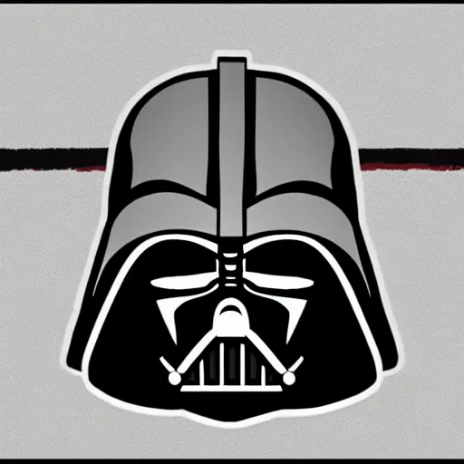 Image similar to Darth Vader designed in the style of Daft Punk