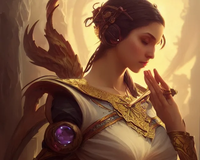 Prompt: photography of joan mira ³, deep focus, d & d, fantasy, intricate, elegant, highly detailed, digital painting, artstation, concept art, matte, sharp focus, illustration, hearthstone, art by artgerm and greg rutkowski and alphonse mucha