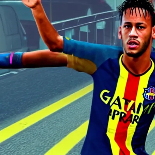 Image similar to neymar in gta v