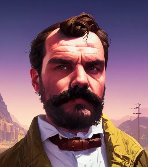 Prompt: Highly detailed portrait Nietzsche in GTA V, Stephen Bliss, unreal engine, fantasy art by Greg Rutkowski, Loish, Rhads, ferdinand knab, Makoto Shinkai and Lois van baarle, ilya kuvshinov, rossdraws, Tom Bagshaw, global illumination, radiant light, detailed and intricate environment