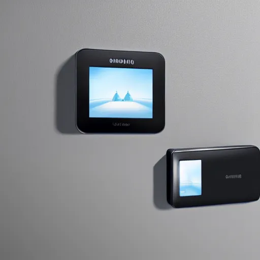 Prompt: Samsung SmartThings, concept art, designed by China and Joongwon Jeong, studio ambient lighting