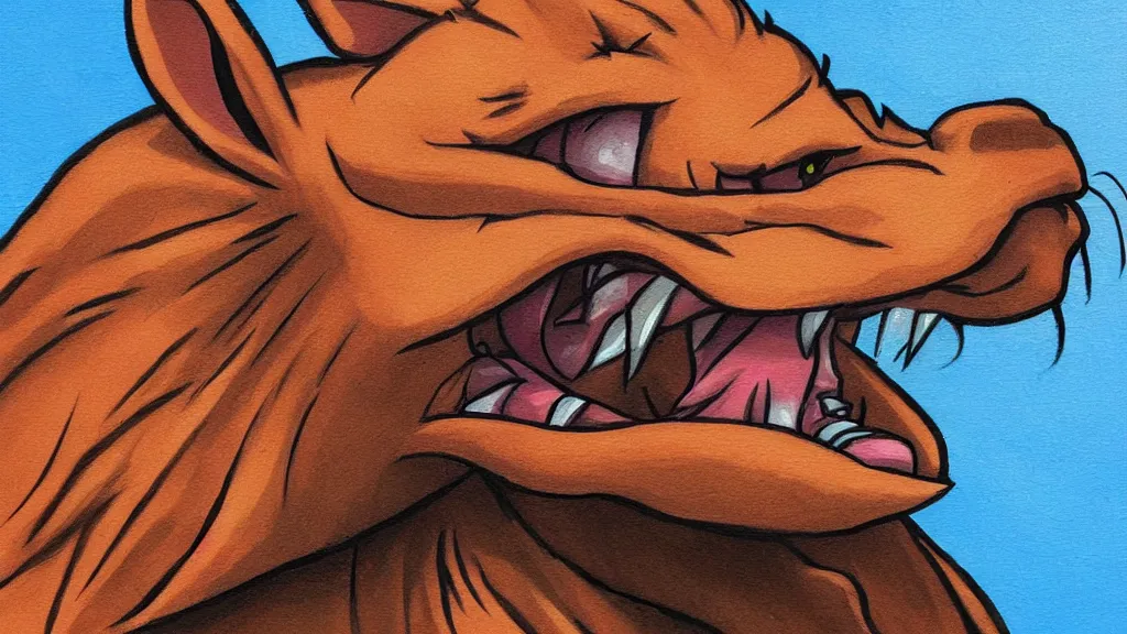 Image similar to Master Splinter painting