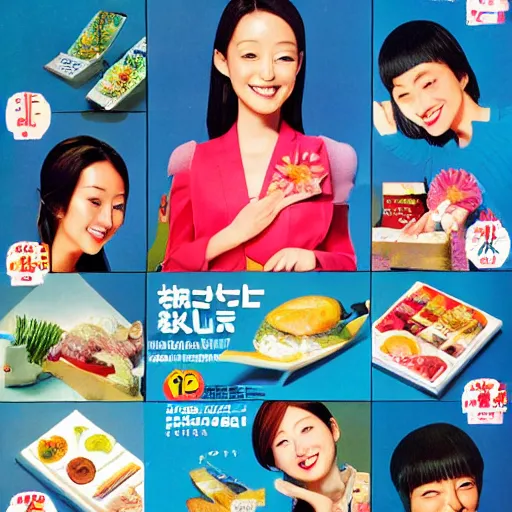 Image similar to bright japanese magazine advertisements