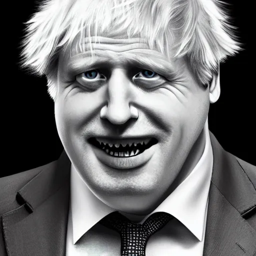 Image similar to boris johnson as evil marvel character, photorealistic, villain, 8 k