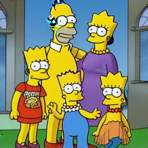 Prompt: the simpsons