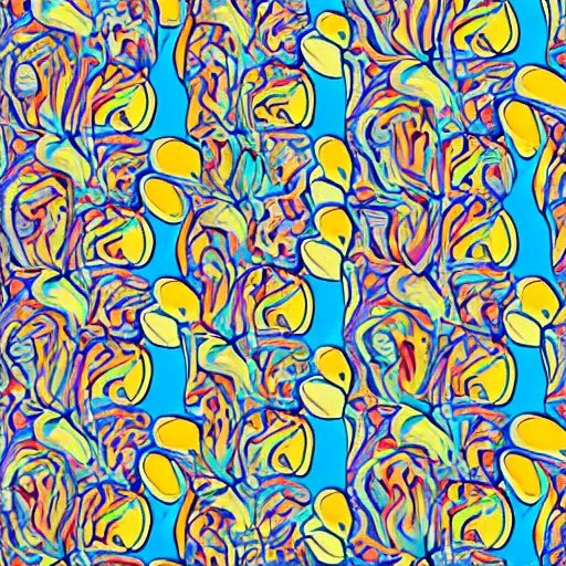 Image similar to psychedelic cloth pattern