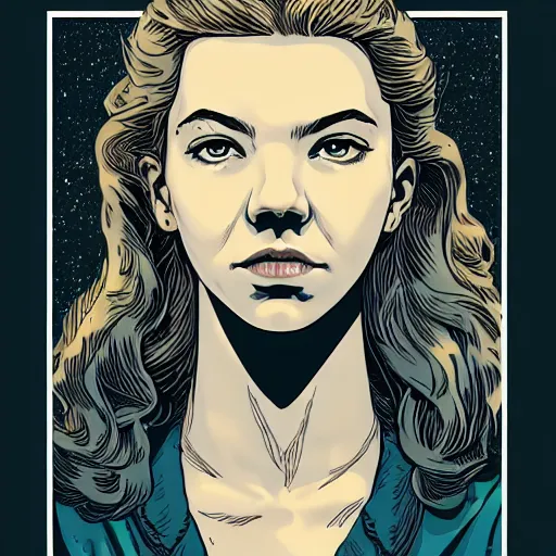 Image similar to portrait of anya taylor - joy, by laurie greasley and james stokoe, 4 k, 8 k