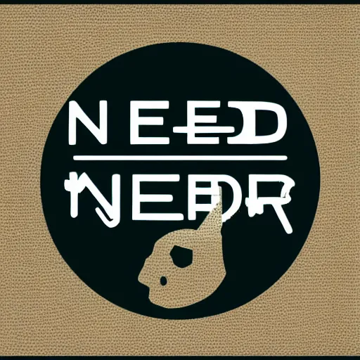 Prompt: nerd alert logo, modern