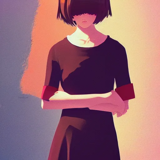 Prompt: generic cute girl by ilya kuvshinov, trending on artstation, digital illustration, sharp focus, high definition