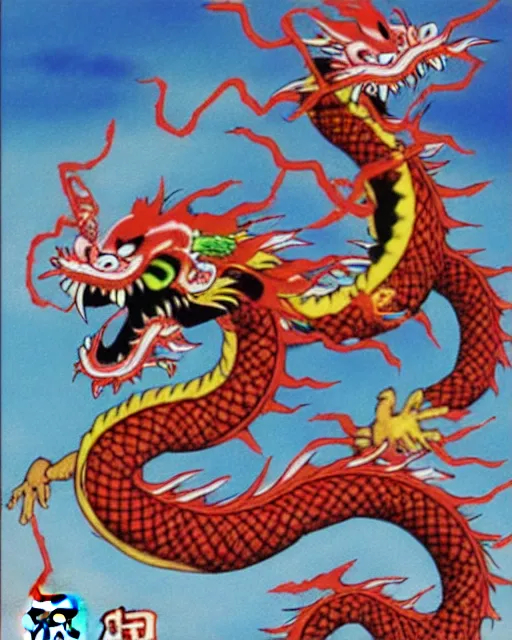 Image similar to chinese dragon by toriyama akira