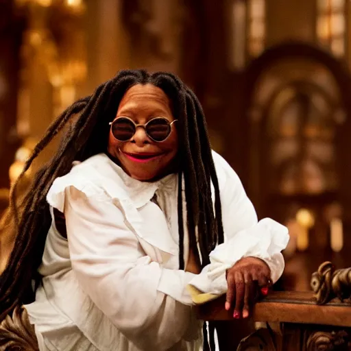 Image similar to whoopi goldberg starring in beauty and the beast movie, 8 k