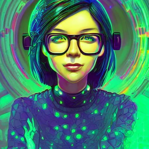 Image similar to skill magic geek inside matrix deepdream radiating a glowing aura stuff loot legends stylized digital illustration video game icon artstation lois van baarle, ilya kuvshinov, rossdraws,