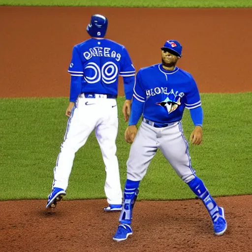 Image similar to The Toronto Blue Jays winning the World Series