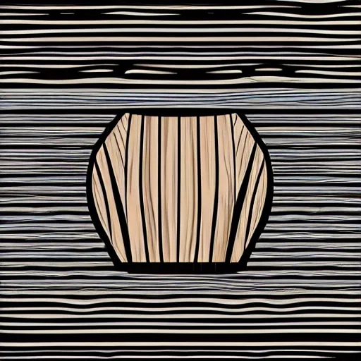 Image similar to wooden bowl atop woodlathe, vector art, simple